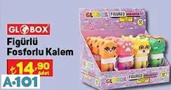 GLOBOX FİGÜRLÜ FOSFORLU KALEM GLOBOX FİGÜRLÜ FOSFORLU KALEM